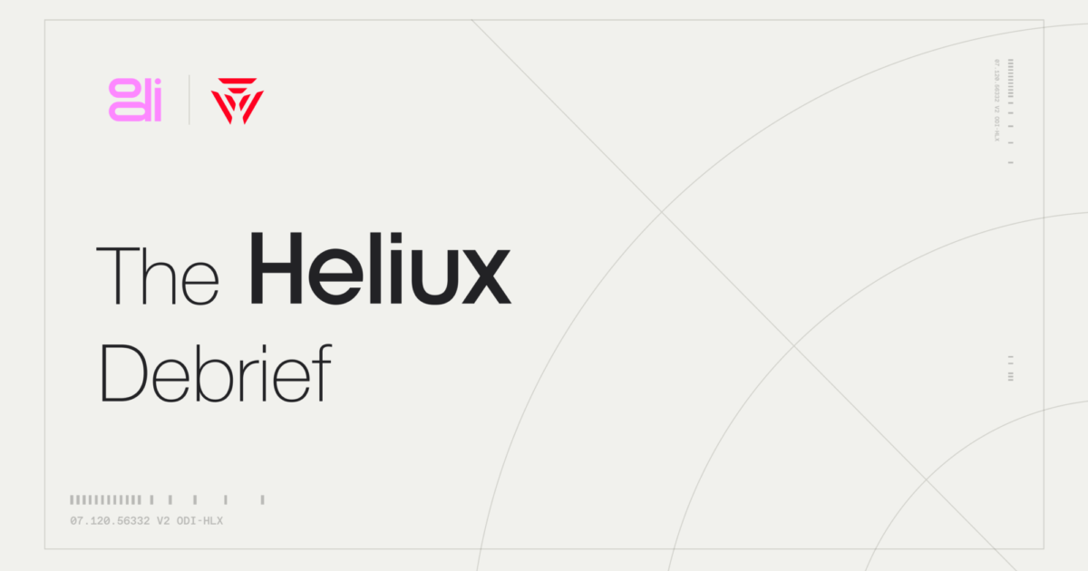 The Debrief: Heliux Rebrand | Odi™