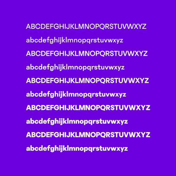 A sample of the Phantom Sans typeface