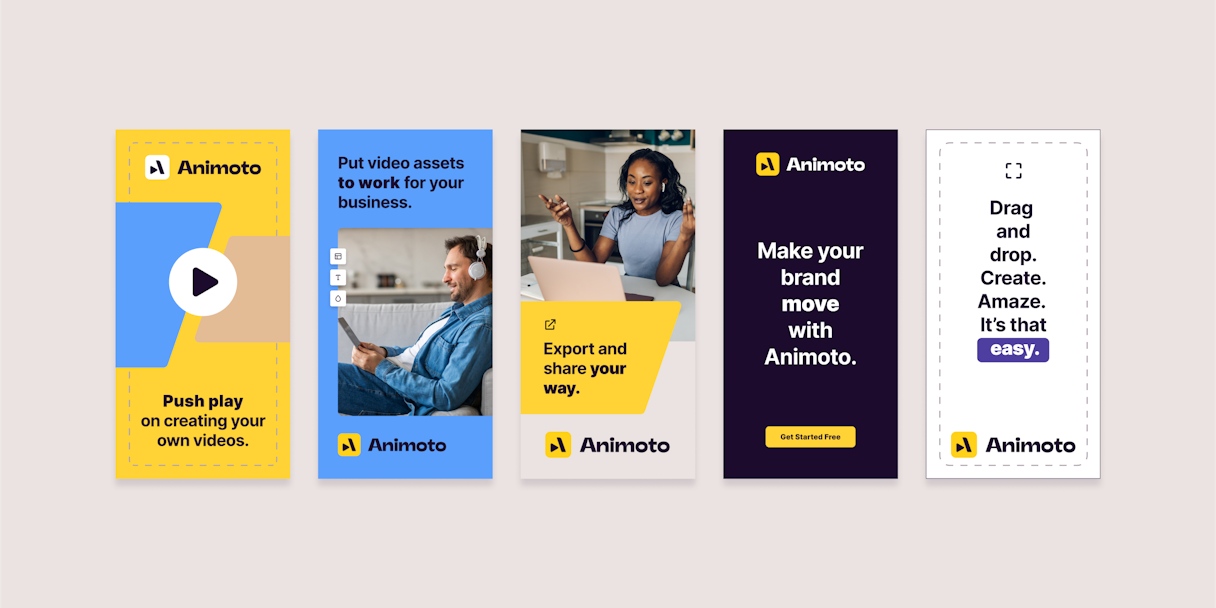 Animoto banner ads