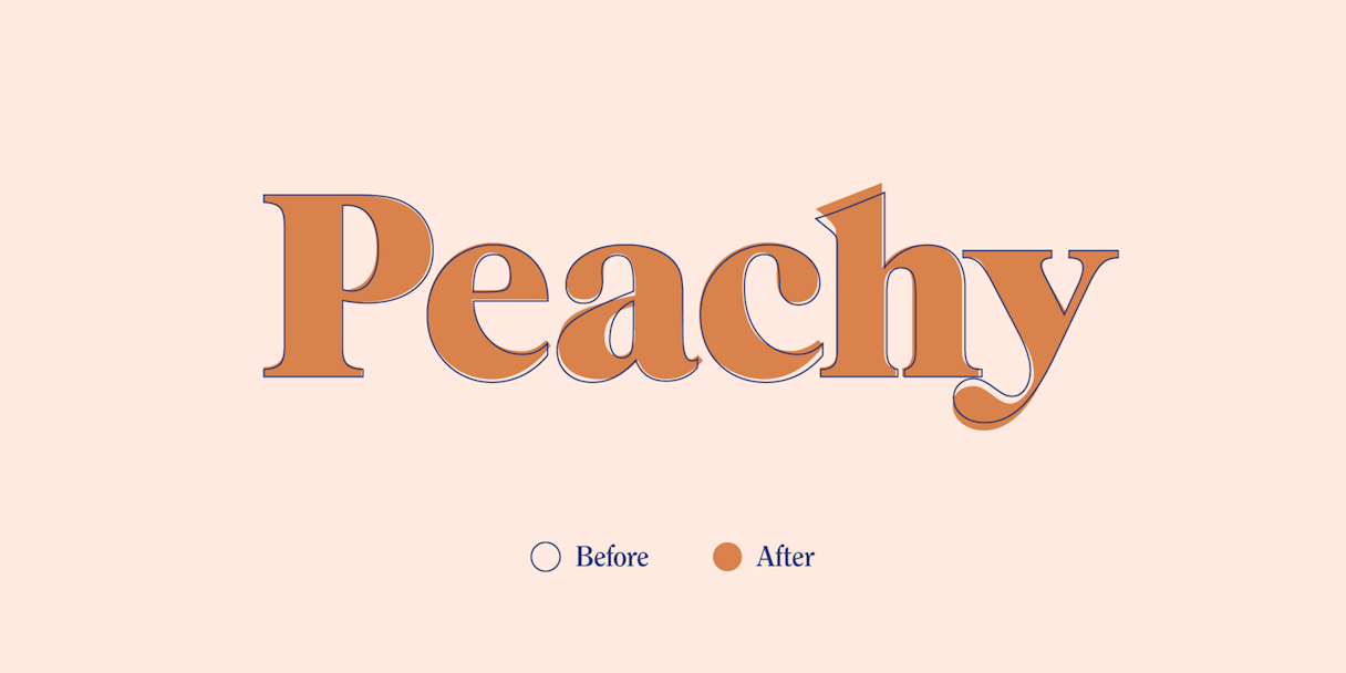 Peachy logotypeedit