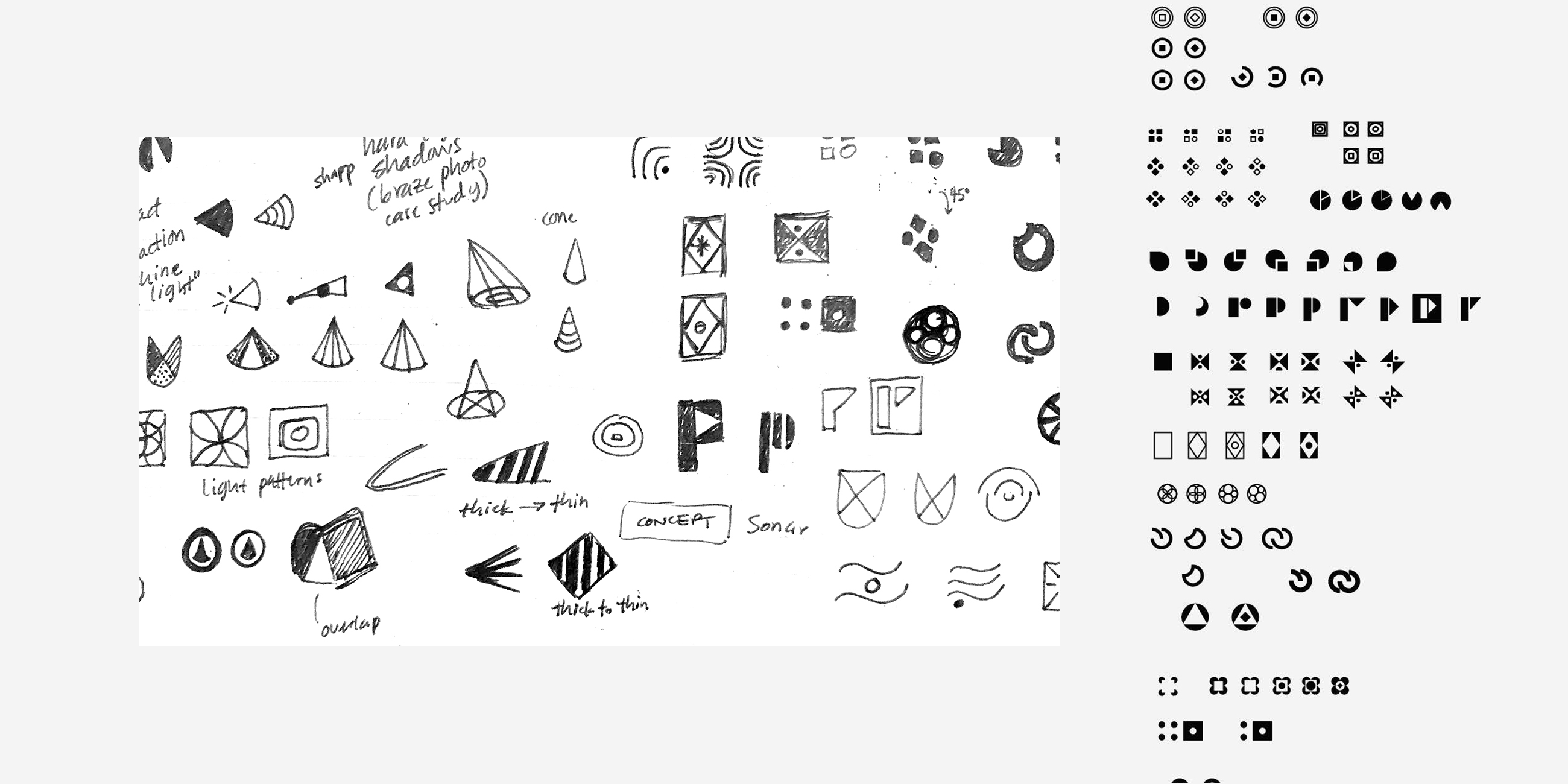 Pinpoint sketches combo