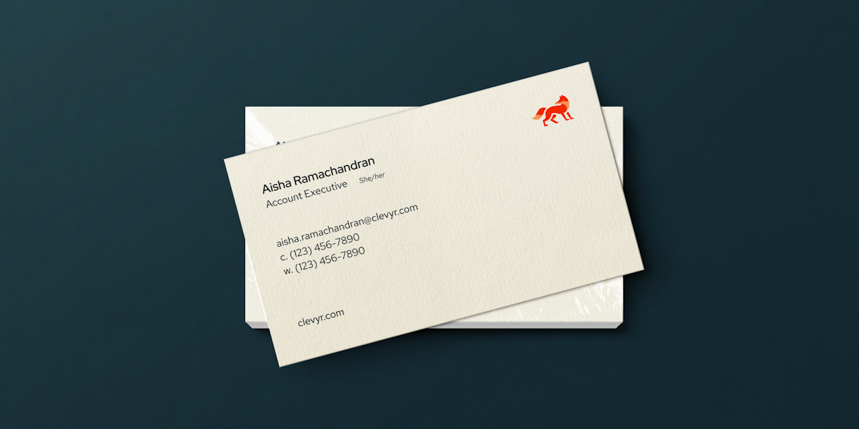 Clevyr Biz Card