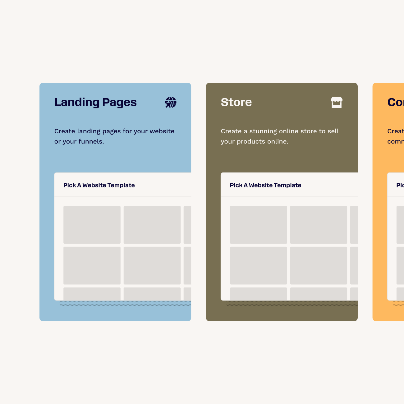 Clickfunnels cards