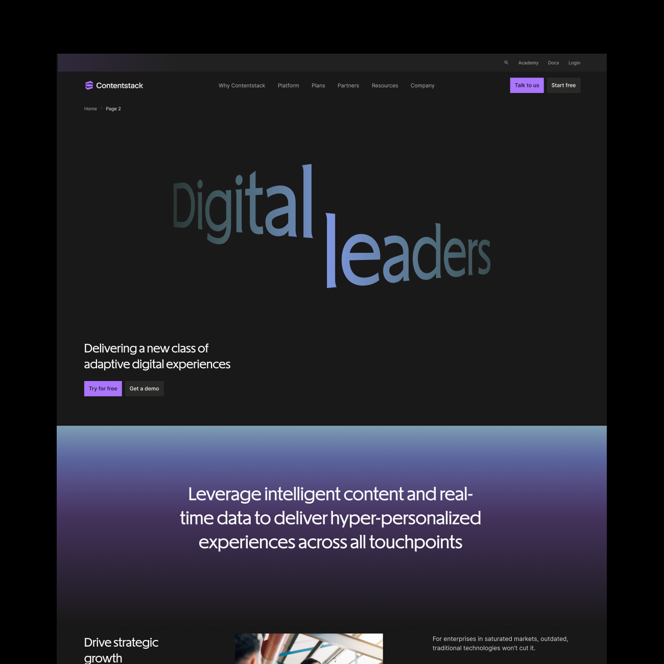 Contentstack digitalleaders