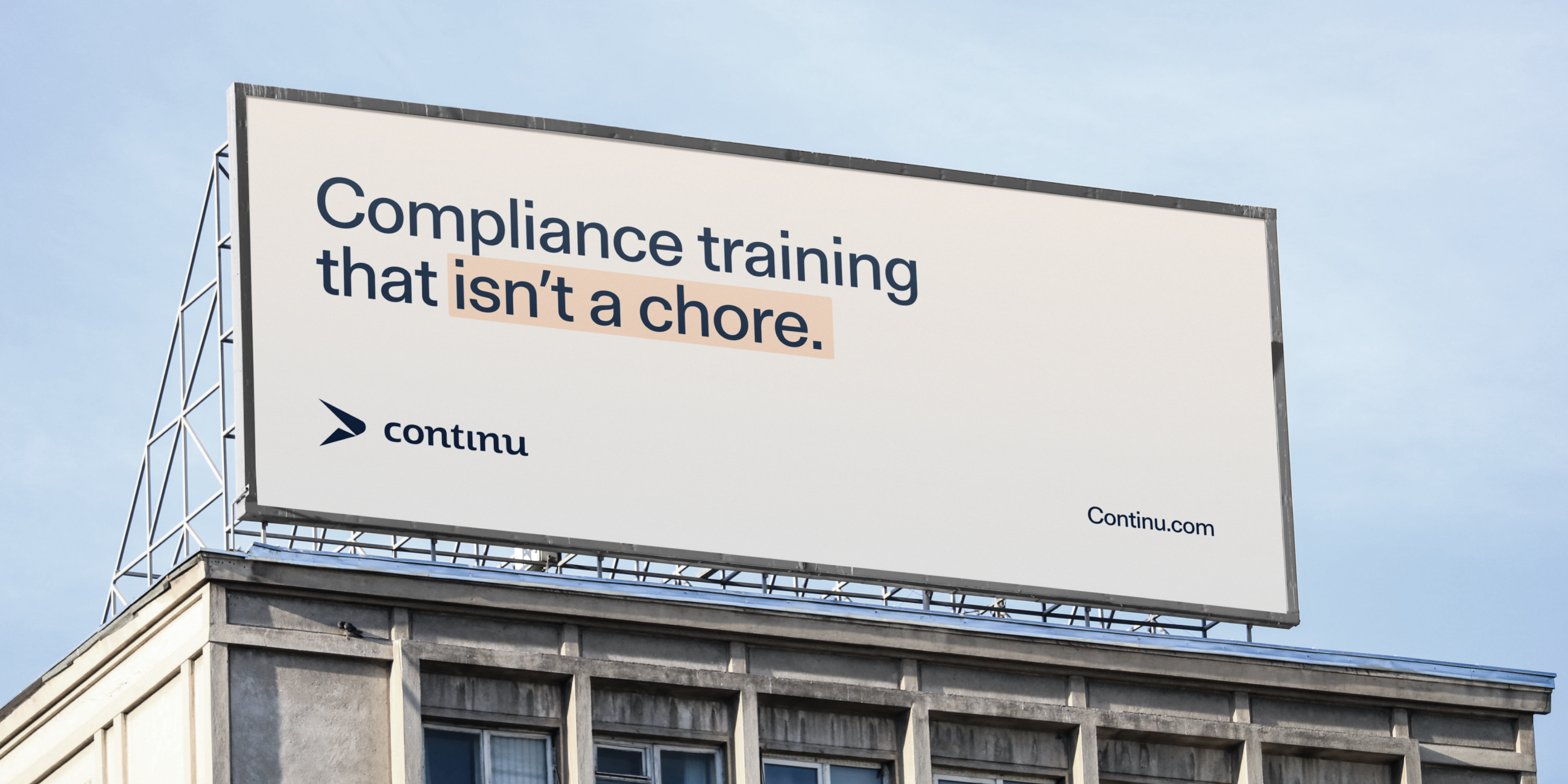 Continu verbal billboard