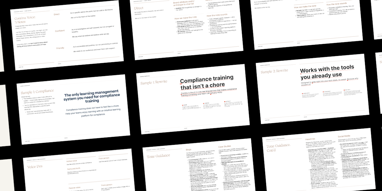 Continu vt deliverable