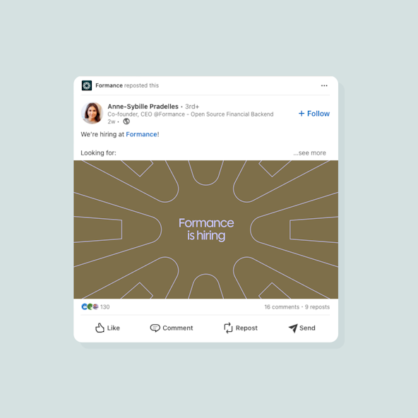 Formance Mockups