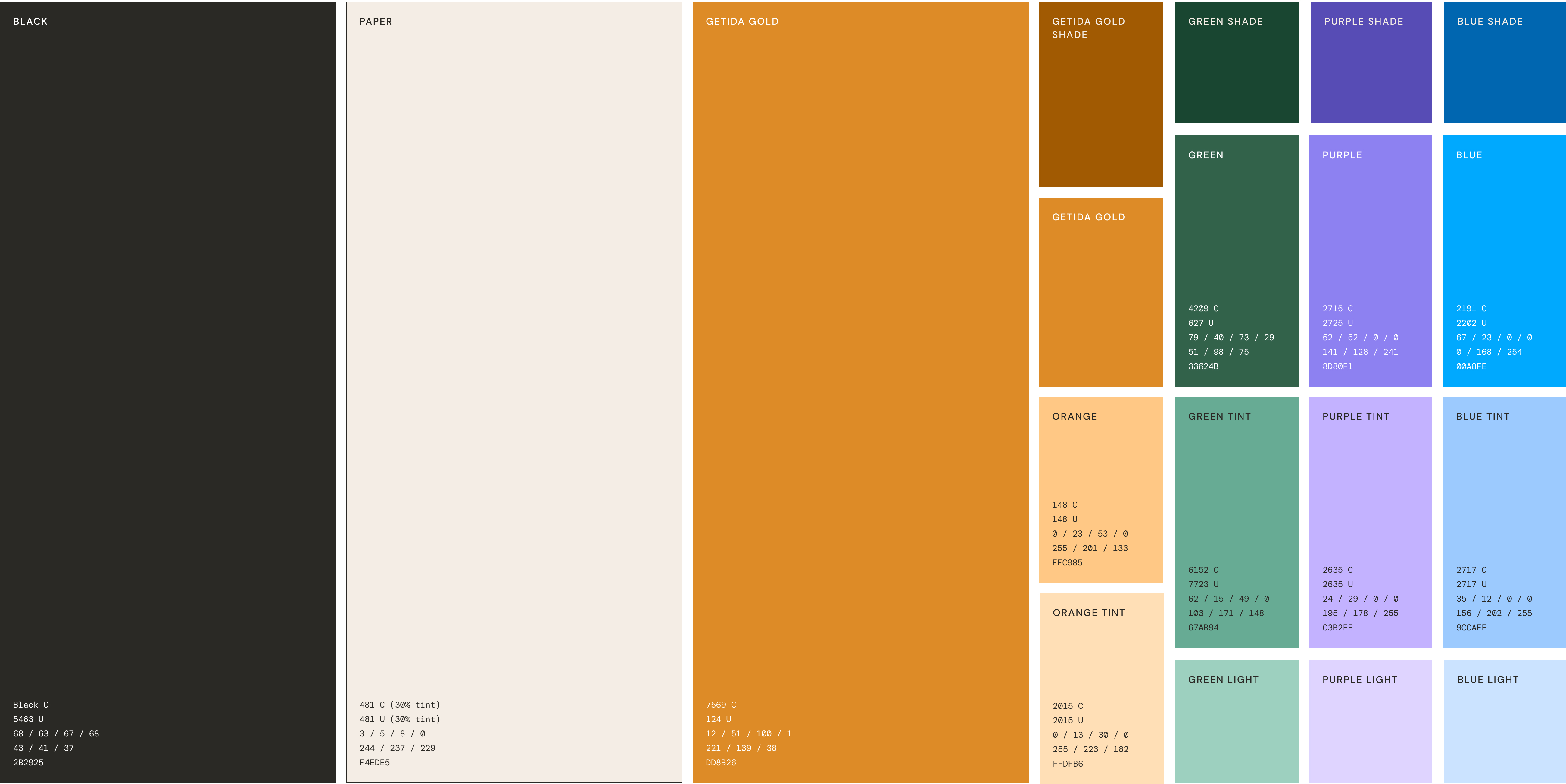 Getida Color Palette
