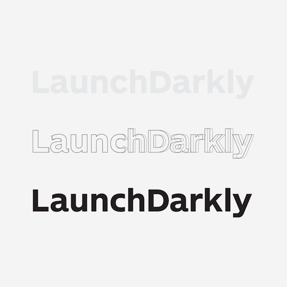 Small refinements of the LaunchDarkly logotype