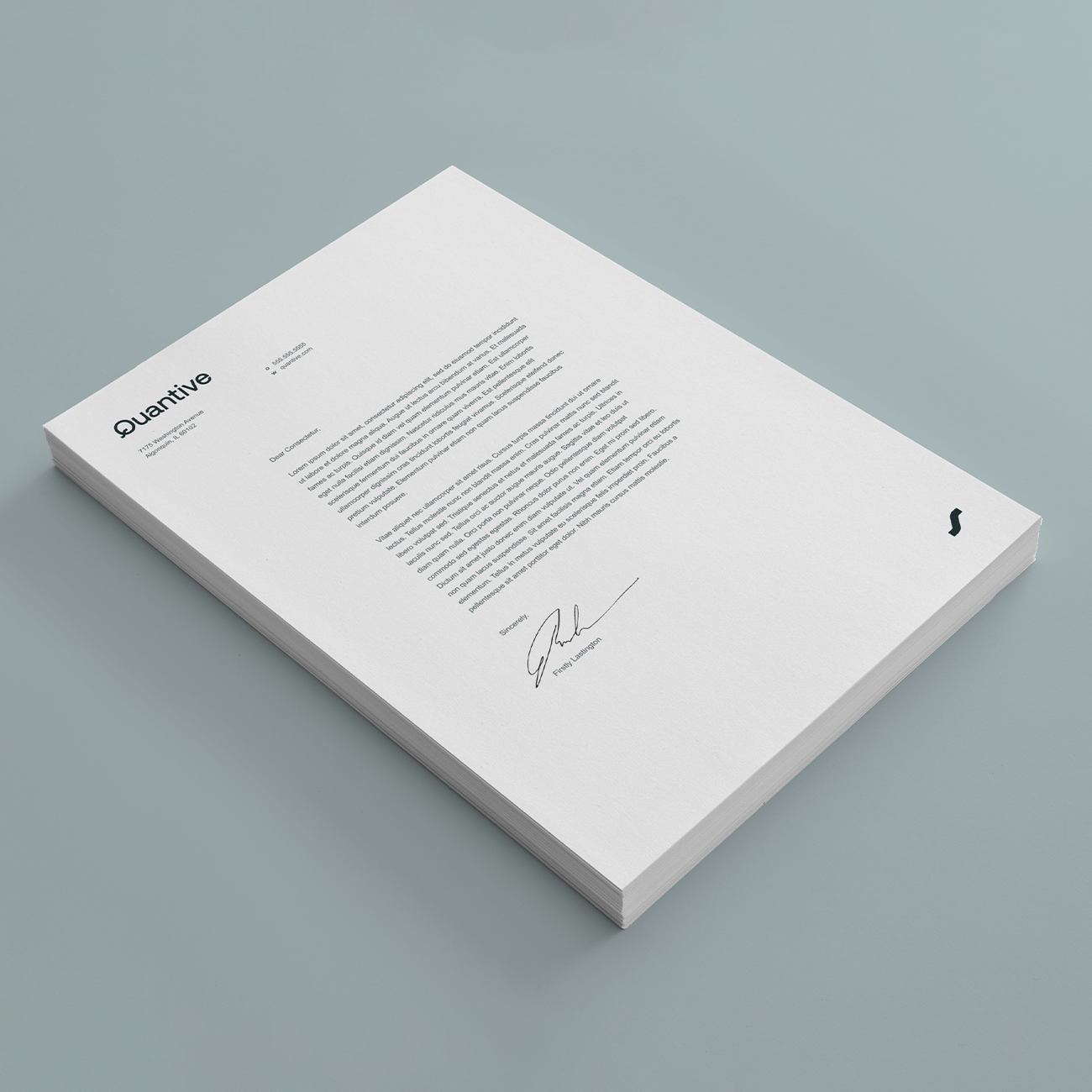 Quantive 1300 0001 bs letterhead