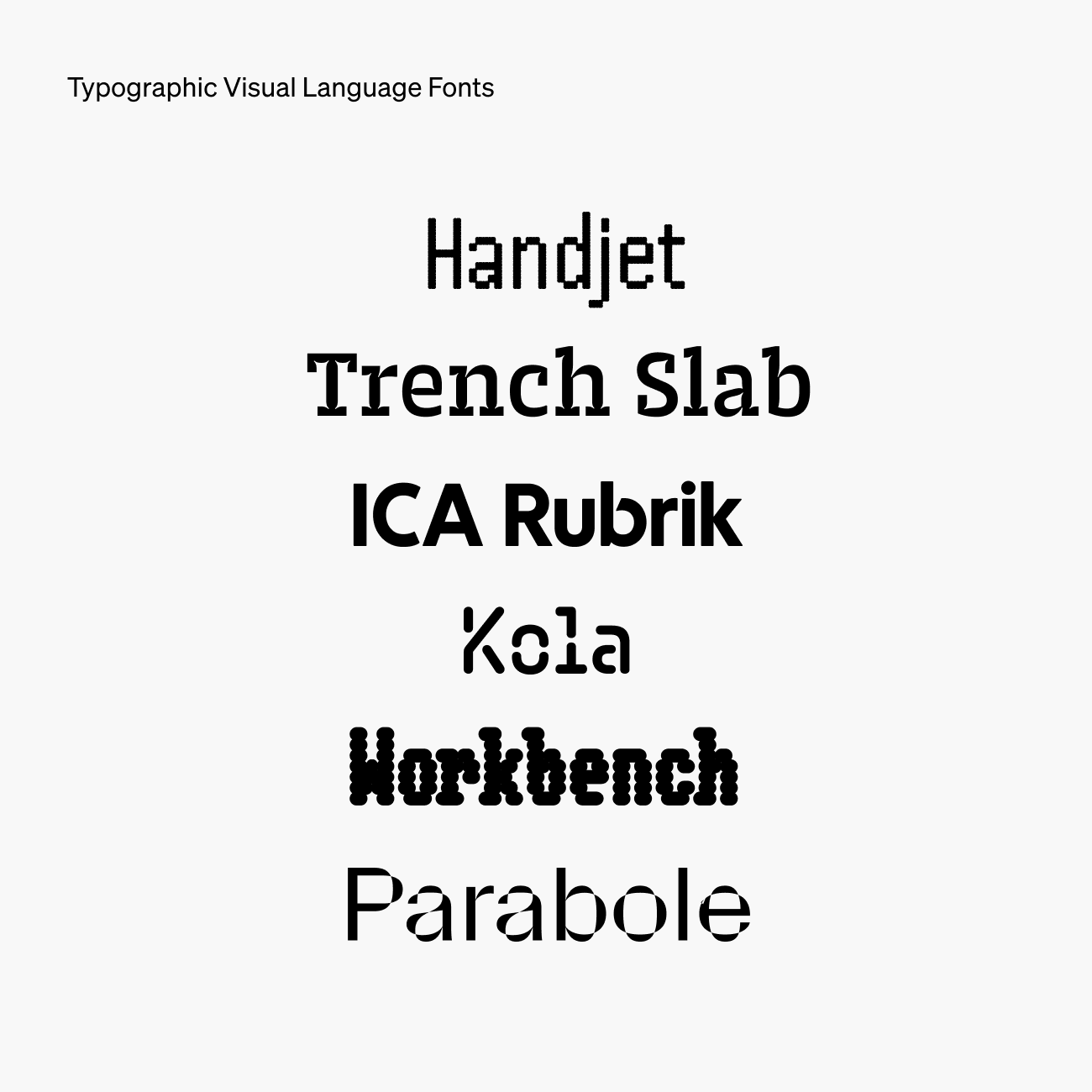 Trustedsec Typographic Visual Language