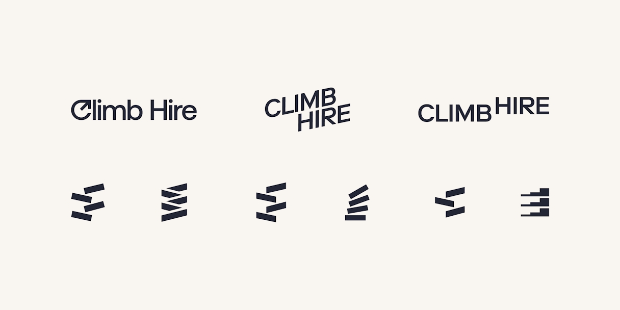 Climb Hire Logo Refinements