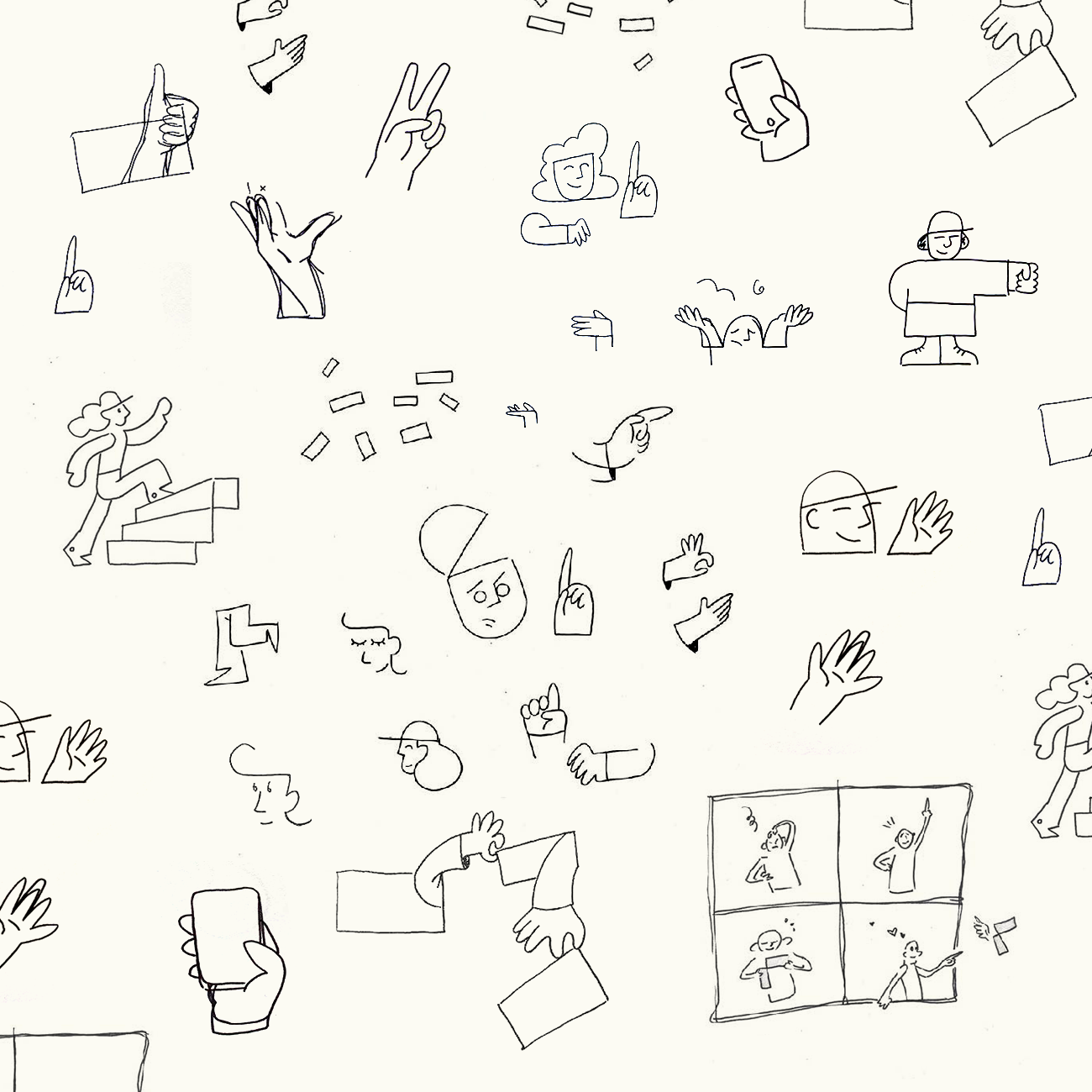 Early illustration sketches